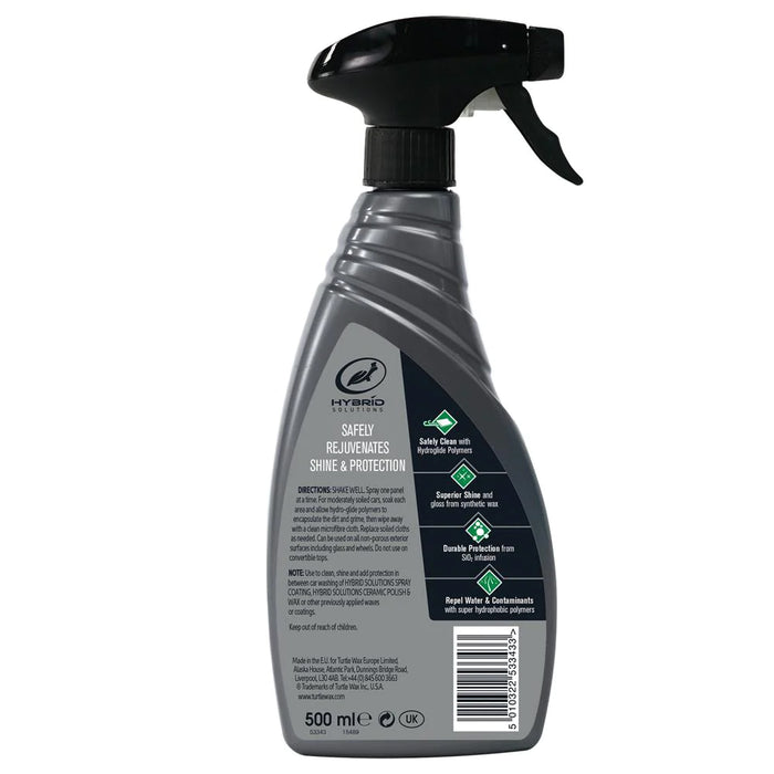 HYBRID SOLUTIONS CERAMIC WAX 3 IN 1 DETAILER 500 ML - Turtle Wax PK