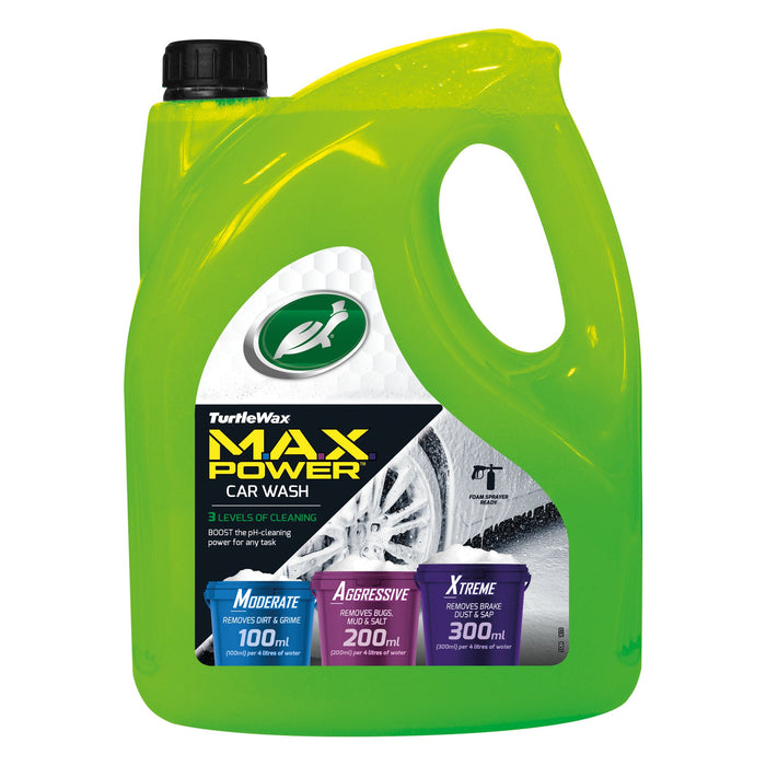 MAX POWER CAR WASH SHAMPOO 4L - Turtle Wax PK