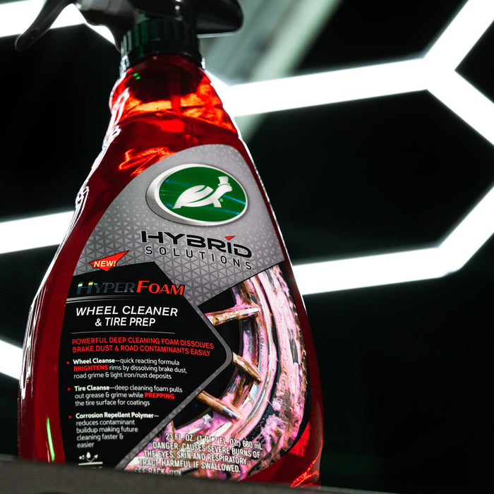 HYBRID SOLUTIONS HYPER FOAM WHEEL CLEANER & TIRE PREP 680 ML - Turtle Wax PK