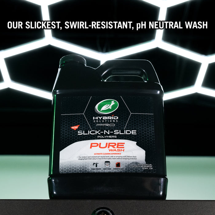 HYBRID SOLUTIONS PRO BUNDLE: PURE WASH & GRAPHENE FLEX WAX - FREE AIR FRESHENER - Turtle Wax PK